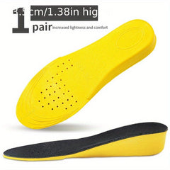 1.5 inch Invisible Height Increase Insoles Yellow Shoes Sole Pad