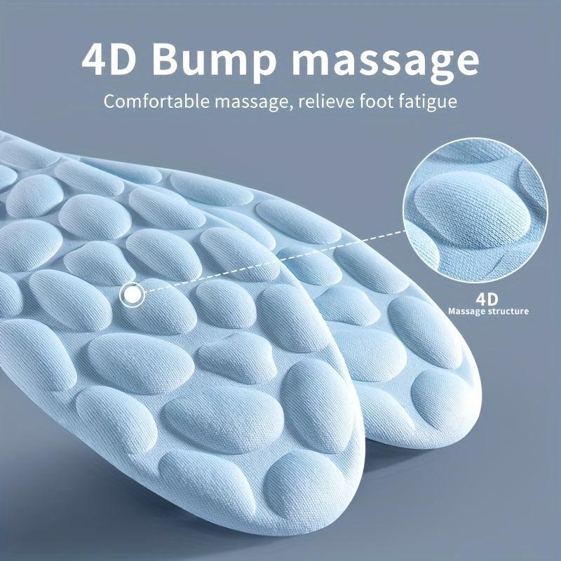 Massage Memory Foam Insoles Comfortable Sport Running Insoles