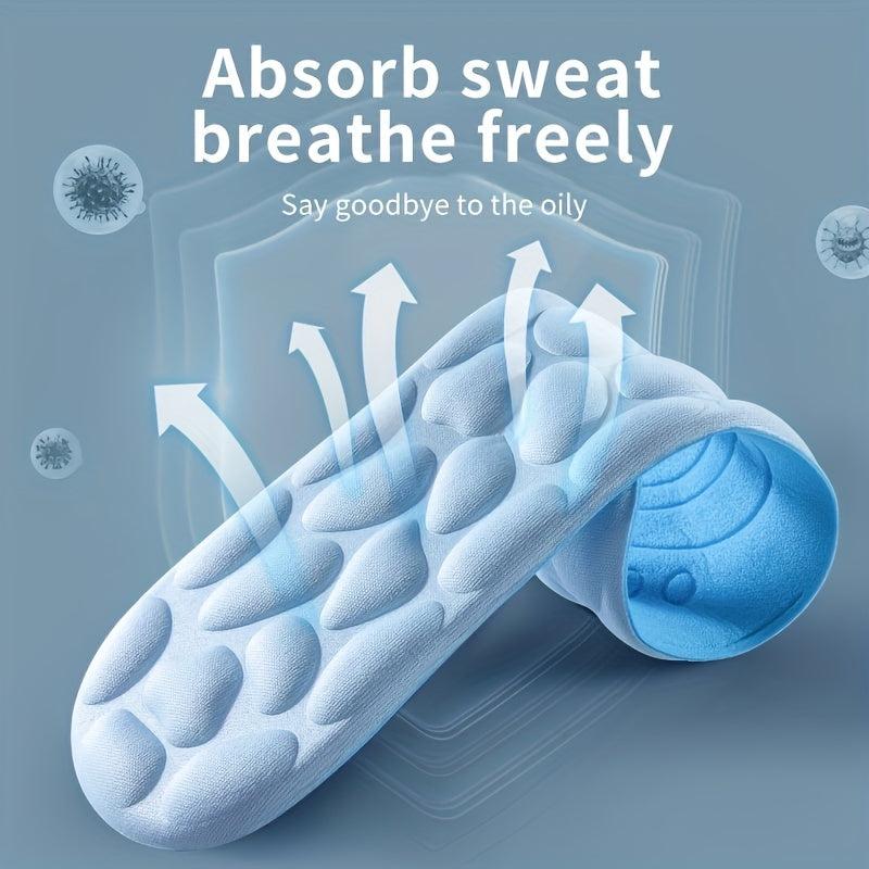 Massage Memory Foam Insoles Comfortable Sport Running Insoles