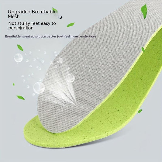 5pairs Barefoot Insoles Gray Ultra thin Oushonai Non slip Male Female