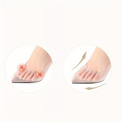 Silicone Half Insole Forefoot Pad Anti-Slip Thickened Insert for High Heels