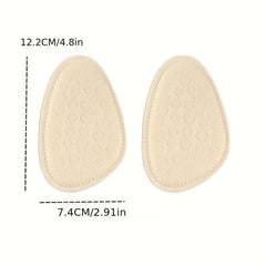 Silicone Half Insole Forefoot Pad Anti-Slip Thickened Insert for High Heels
