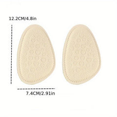 Silicone Half Insole Forefoot Pad Anti-Slip Thickened Insert for High Heels