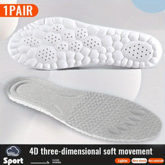 Latex Sport Insoles Breathable Deodorant Cushion Arch Support Insole Men