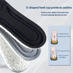 Orthopedic Memory Foam Sport Insoles For Shoes - Comfortable & Breathable