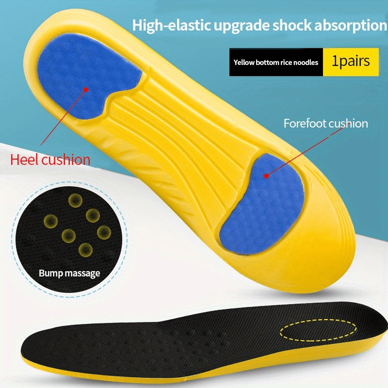 Memory Foam Insoles Deodorant Breathable Cushion Running Insoles