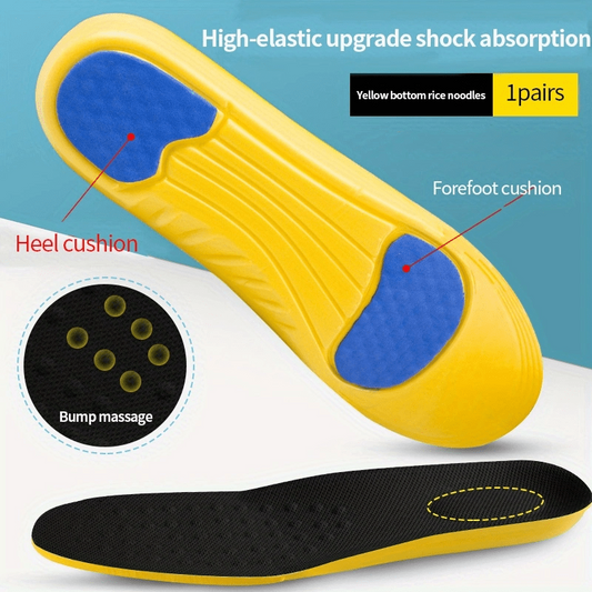 Memory Foam Insoles Deodorant Breathable Cushion Running Insoles
