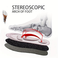 Memory Foam Orthopedic Insoles Pain Relief Soft Breathable Deodorant