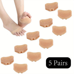 Silicone Honeycomb Forefoot Pads for Shoes 3.54in-4.33in