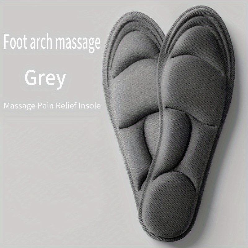 Memory Foam 5D Sport Insoles for Shoes - Deodorant Breathable Running Insoles
