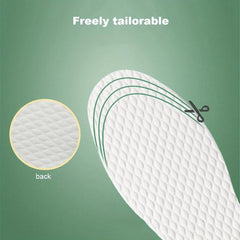 10 Pairs Disposable Insoles Sweat Absorbing Deodorizing Breathable No Clean