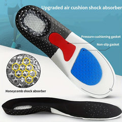 Silicone Arch Support Insoles for Women Men Sneakers Boots