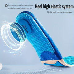 Silicone Insoles Arch Support Shock Absorb Sport Running