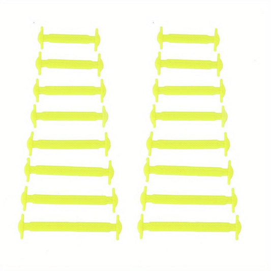 Silicone Elastic No Tie LACES for Adults & Kids