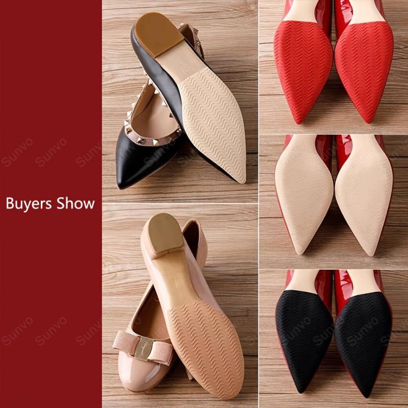 2pcs Cuttable Sole Stickers Non slip Shoe Protective Film