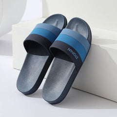 Striped Non Slip Quick drying Slippers Soft Sole Men Women Comfort Slide