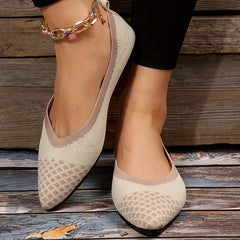 Women's Breathable Flat Casual Shoes Lightweight Walking Shoes