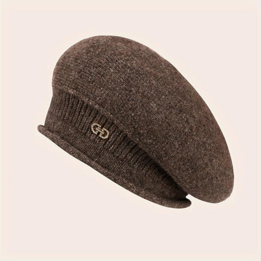 Women's Winter Knitted Beret Wool Hat