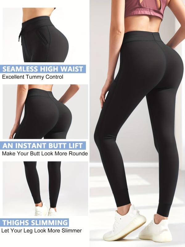 High Waisted Yoga Pants with Pockets for Women