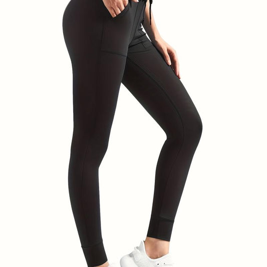 High Waisted Yoga Pants with Pockets for Women