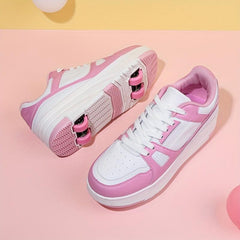 Girl's Roller Shoes Skate Sneakers For Kids