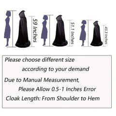 Hooded Cloak Witch Cosplay Costume
