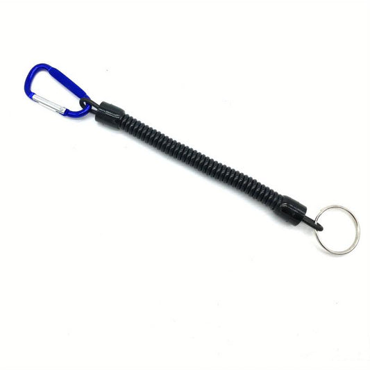 Multifunctional Spring Rope Key Chain Carabiner Key Holder