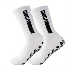 Colorful Letter Anti Skid Silicone Football Socks Men Women