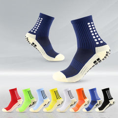 1 Pair Men's Sticky Socks for Football Basketball Sports Padded Grip