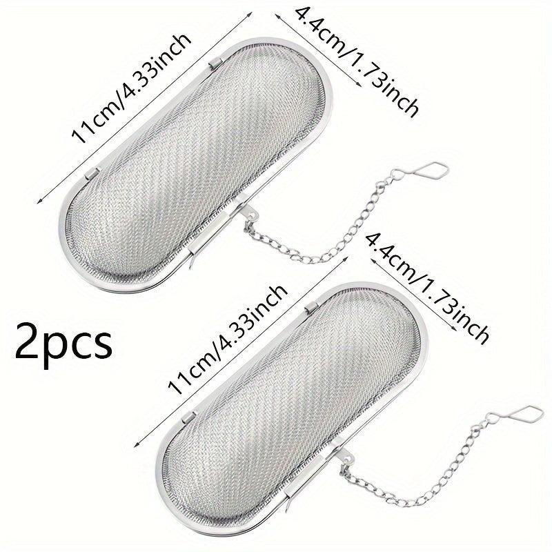 Stainless Steel Infuser for Loose Tea and Spices - Fine Mesh Strainer
