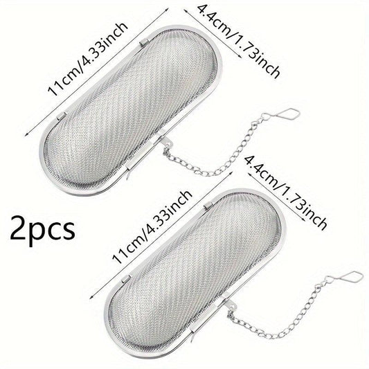 Stainless Steel Infuser for Loose Tea and Spices - Fine Mesh Strainer