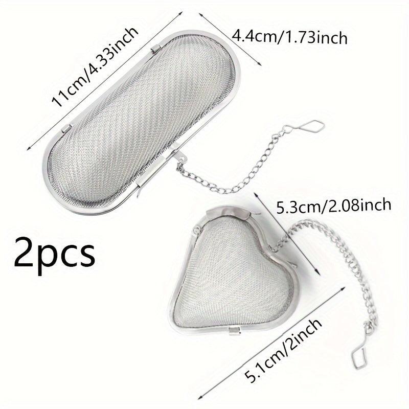 Stainless Steel Infuser for Loose Tea and Spices - Fine Mesh Strainer