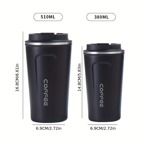 304 Stainless Steel Vacuum Coffee Cup 12.85oz Leakproof Insulation Tumbler