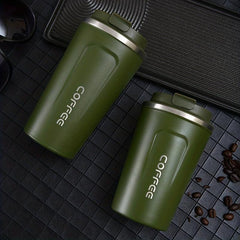 304 Stainless Steel Vacuum Coffee Cup 12.85oz Leakproof Insulation Tumbler