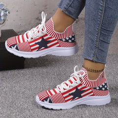 Women's Mesh Tennis Sports Shoes Lightweight Non slip Travel Shoes