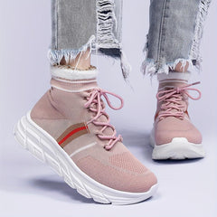 Women's Winter Running Shoes Plush Inner Thermal Outdoor Sneakers