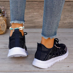 Women's Lightweight Breathable Running Shoes Comfortable Outdoor Sneakers
