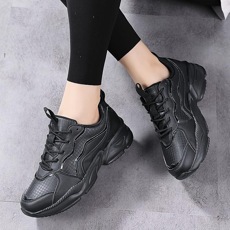Women's Mesh Running Shoes Anti Slip Thick Sole Casual Sport Shoes