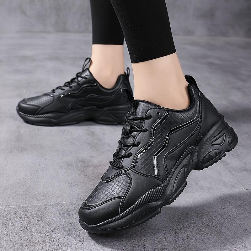 Women's Mesh Running Shoes Anti Slip Thick Sole Casual Sport Shoes