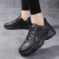 Women's Mesh Running Shoes Anti Slip Thick Sole Casual Sport Shoes