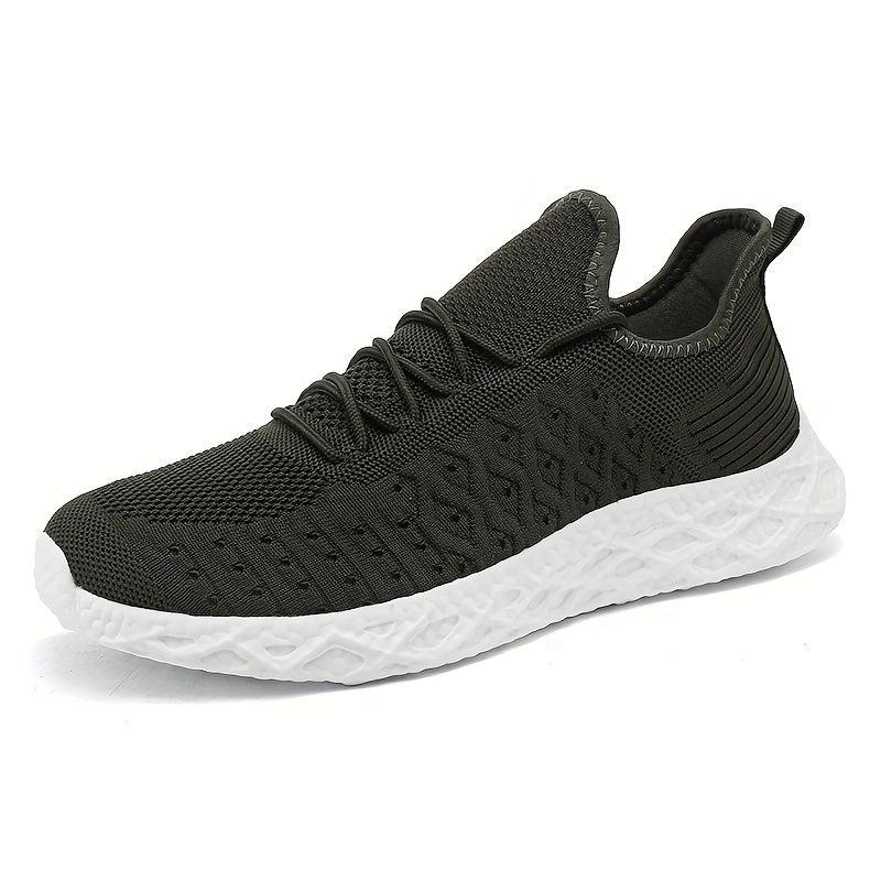 Soft Thick Sole Shock Absorption Running Shoes Mesh Breathable Lightweight