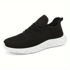 Soft Thick Sole Shock Absorption Running Shoes Mesh Breathable Lightweight
