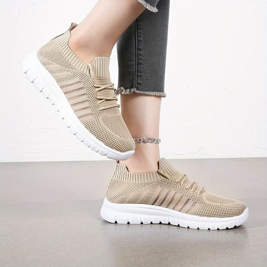 Women's Mesh Sneakers Lightweight Lace-up Running Shoes