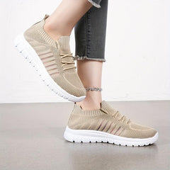 Women's Mesh Sneakers Lightweight Lace-up Running Shoes
