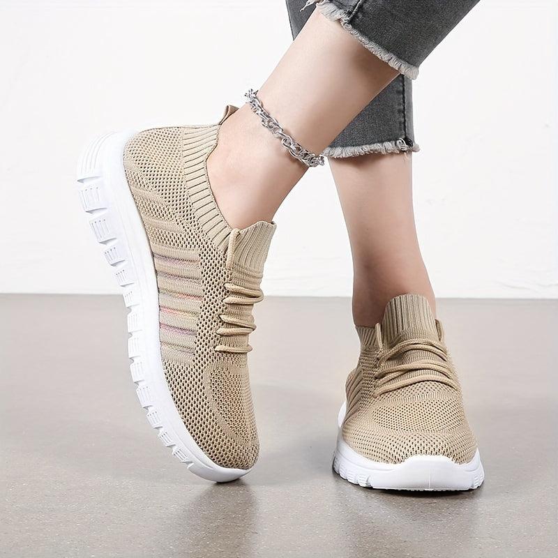 Women's Mesh Sneakers Lightweight Lace-up Running Shoes