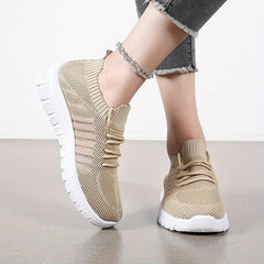 Women's Mesh Sneakers Lightweight Lace-up Running Shoes