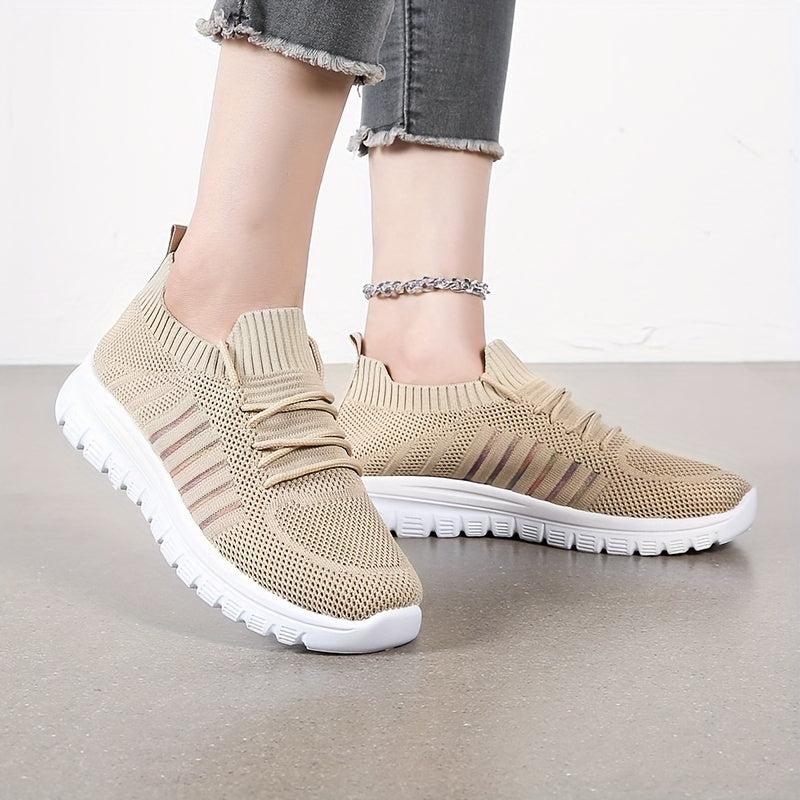 Women's Mesh Sneakers Lightweight Lace-up Running Shoes