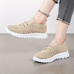 Women's Mesh Sneakers Lightweight Lace-up Running Shoes