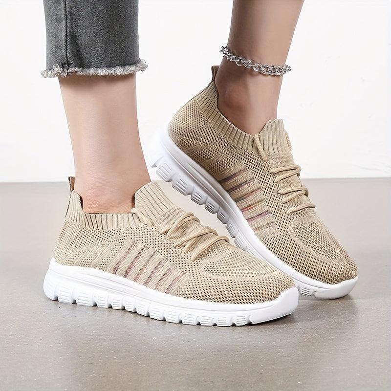 Women's Mesh Sneakers Lightweight Lace-up Running Shoes