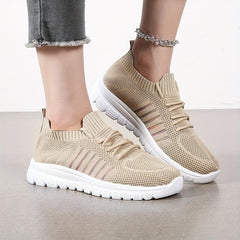 Women's Mesh Sneakers Lightweight Lace-up Running Shoes